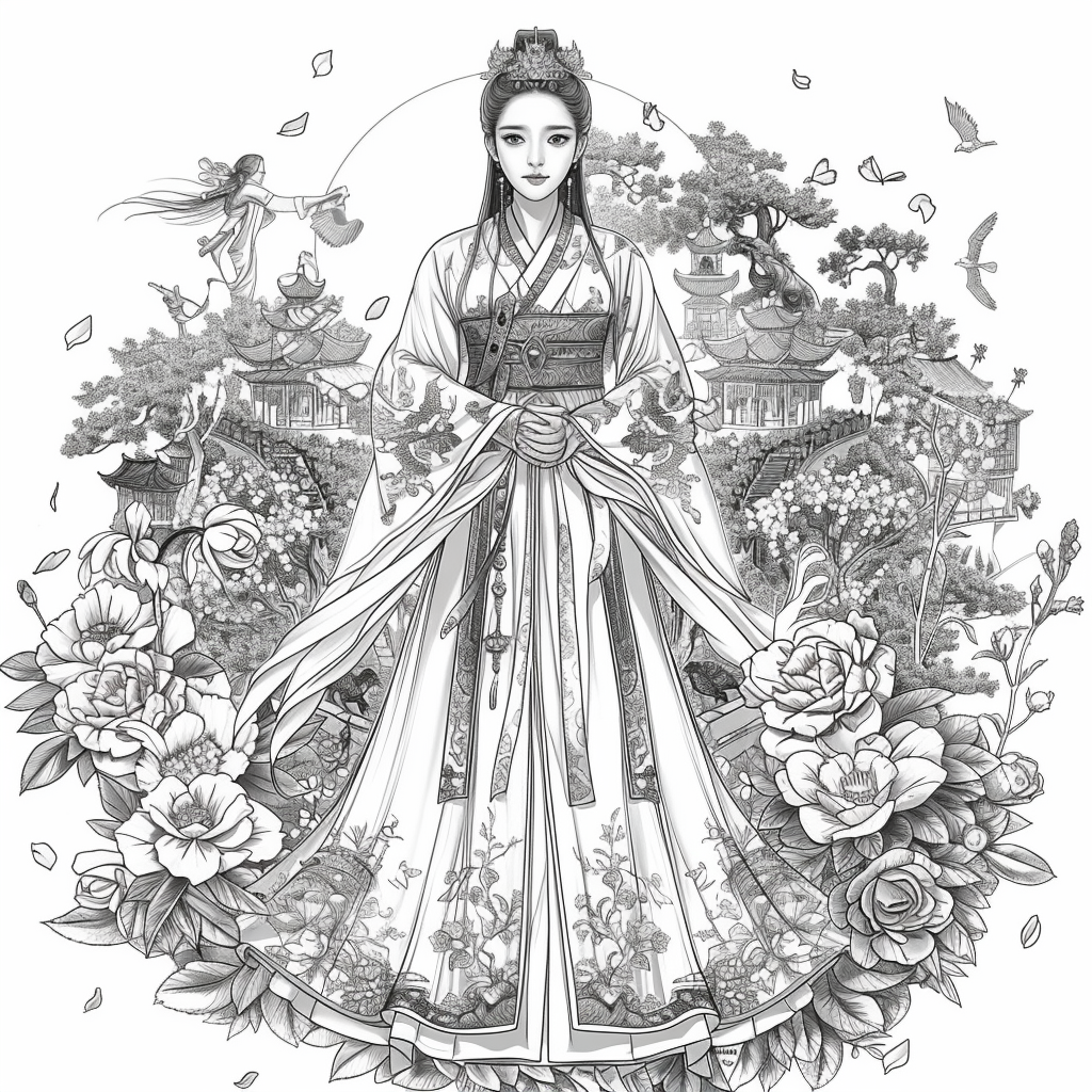 The Serene Lotus Princess