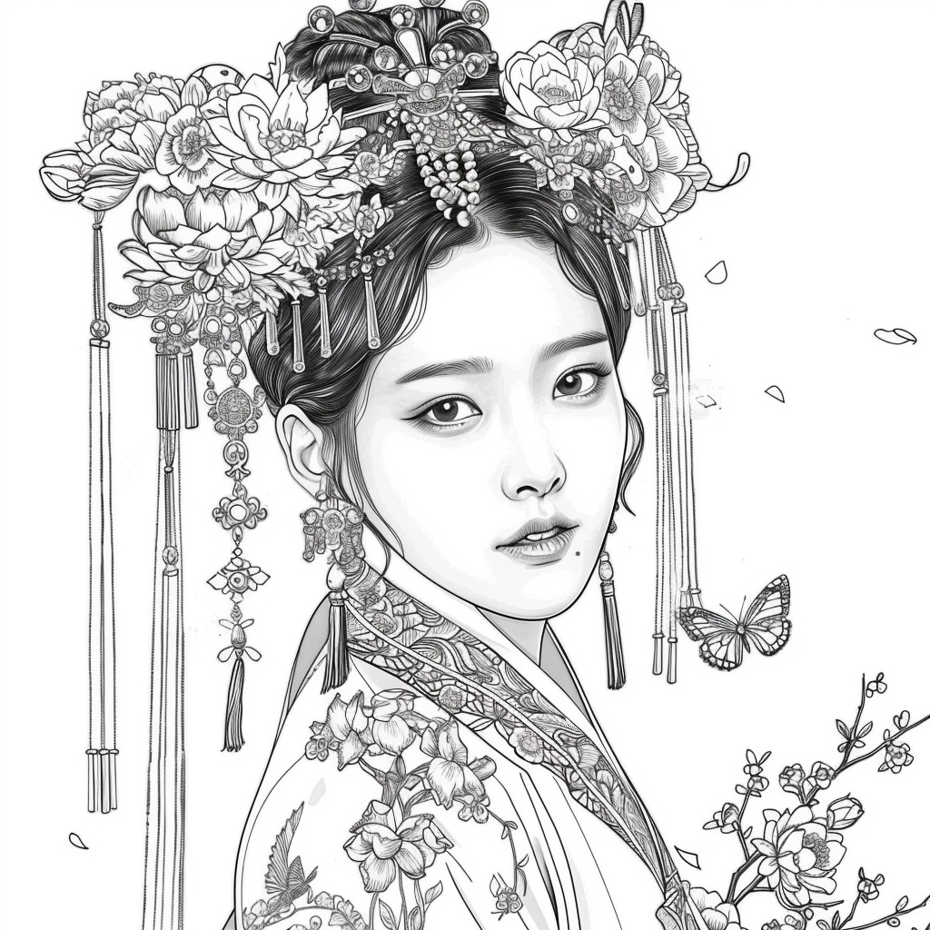 Blossom-Crowned Grace