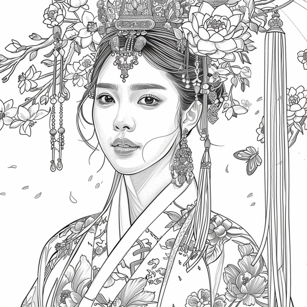 Blossom-Crowned Grace