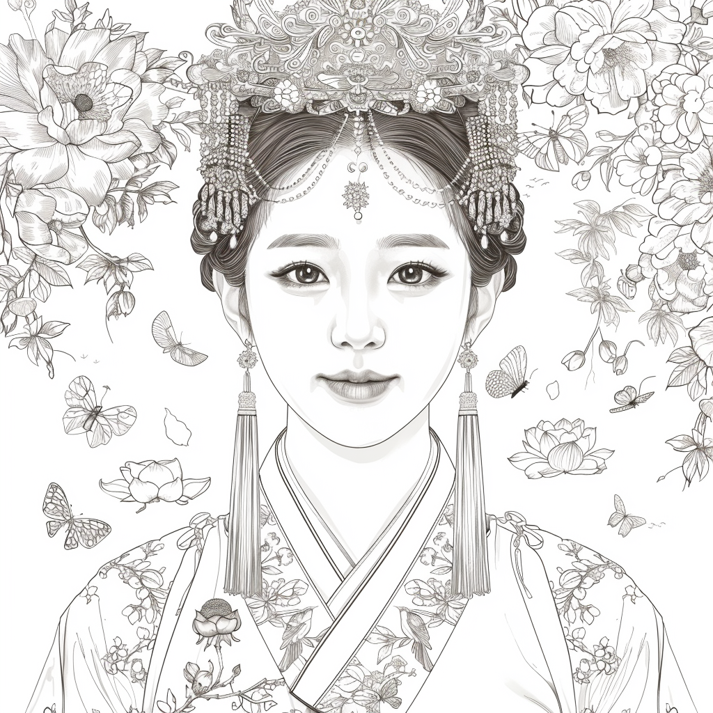 Blossom-Crowned Grace