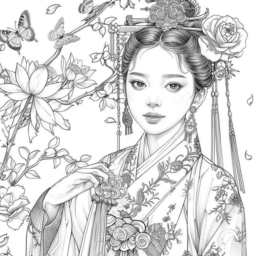 Blossom-Crowned Grace