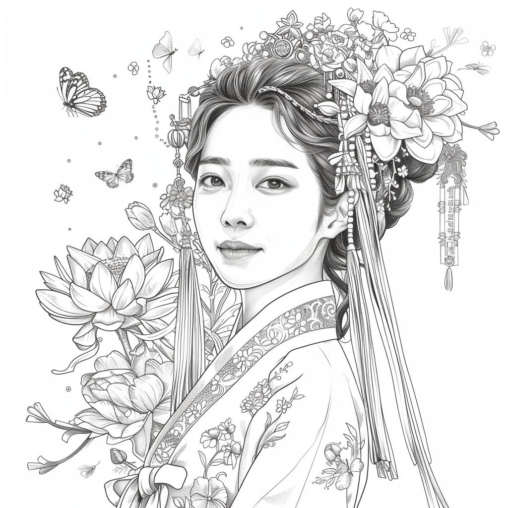 Blossom-Crowned Grace