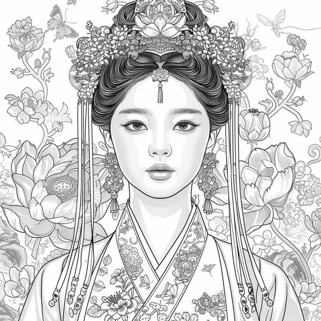 Blossom-Crowned Grace