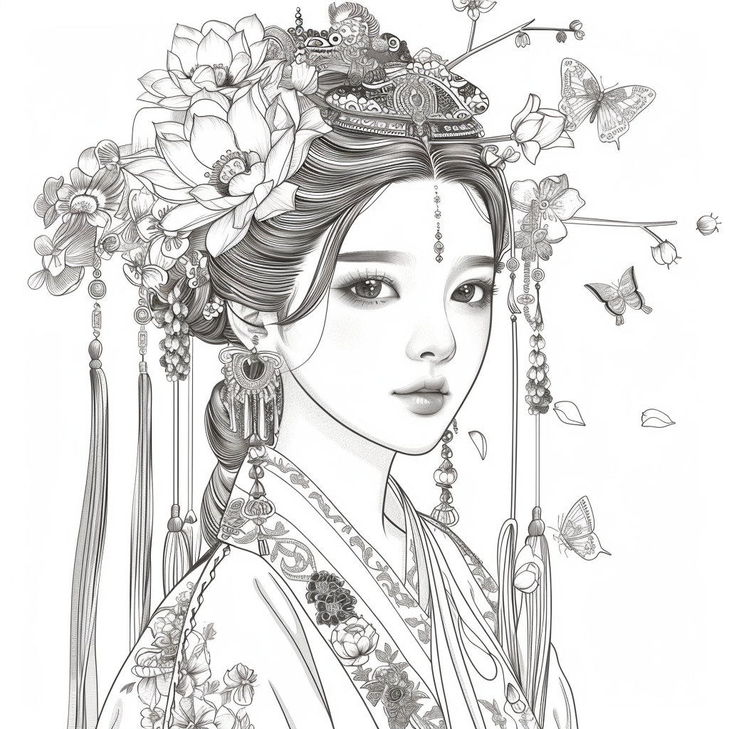 Blossom-Crowned Grace