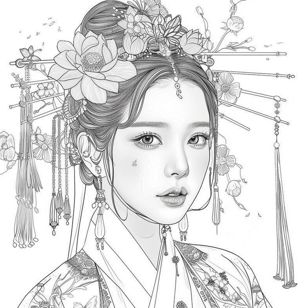 Blossom-Crowned Grace
