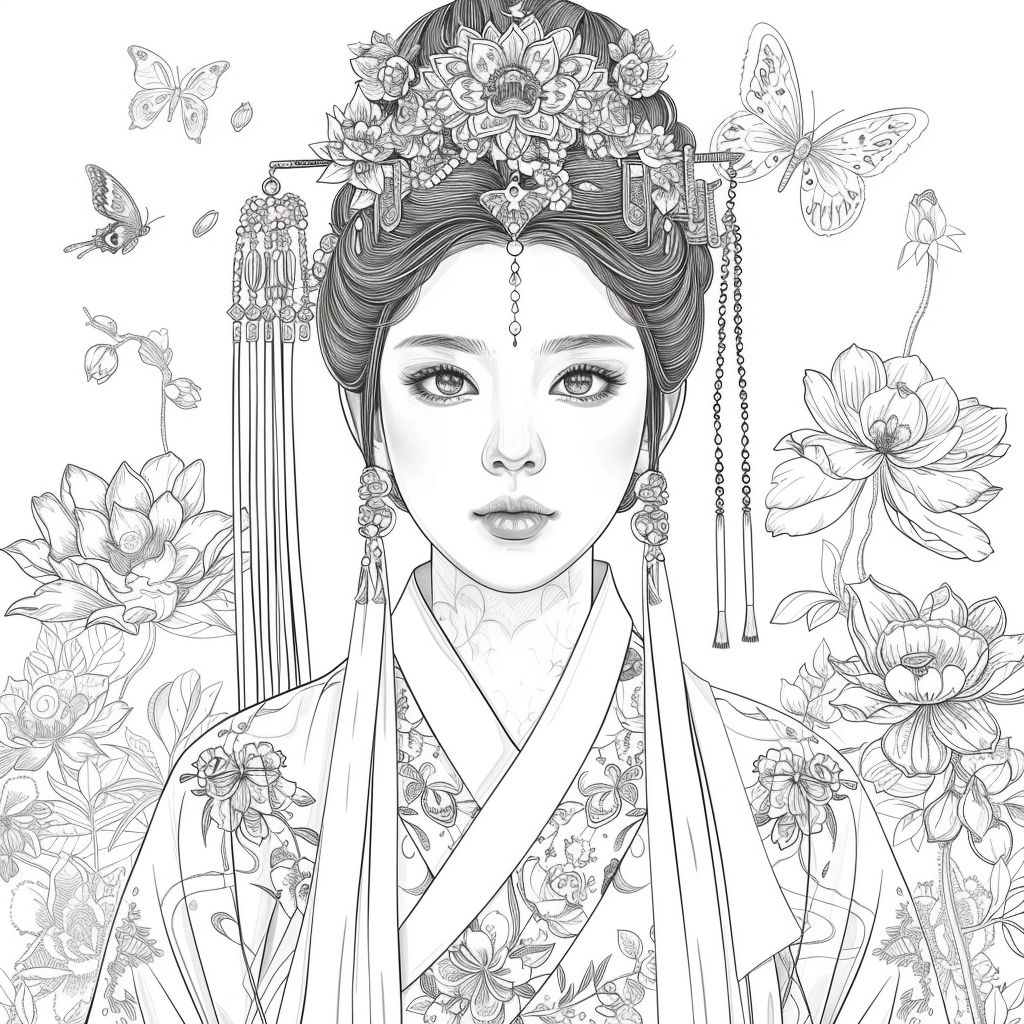 Blossom-Crowned Grace