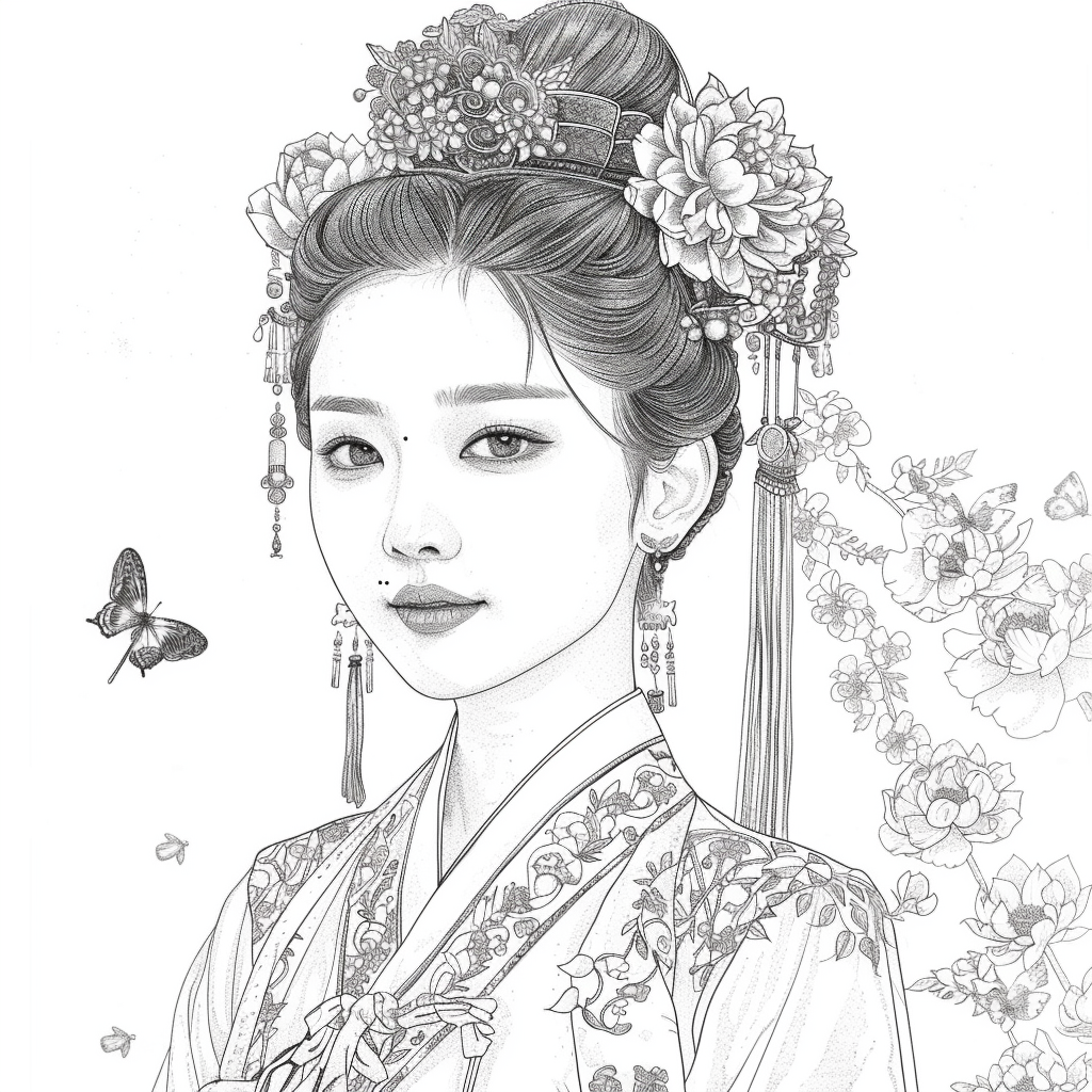 Blossom-Crowned Grace