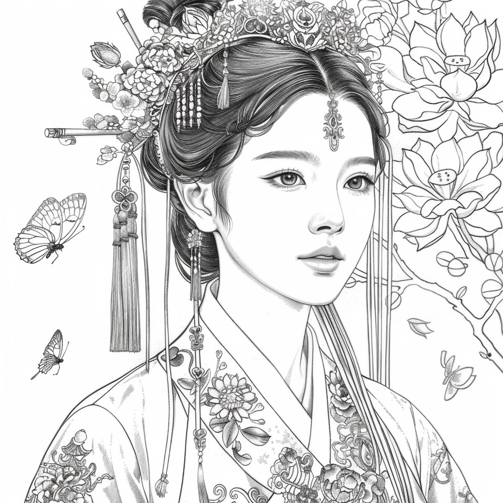 Blossom-Crowned Grace
