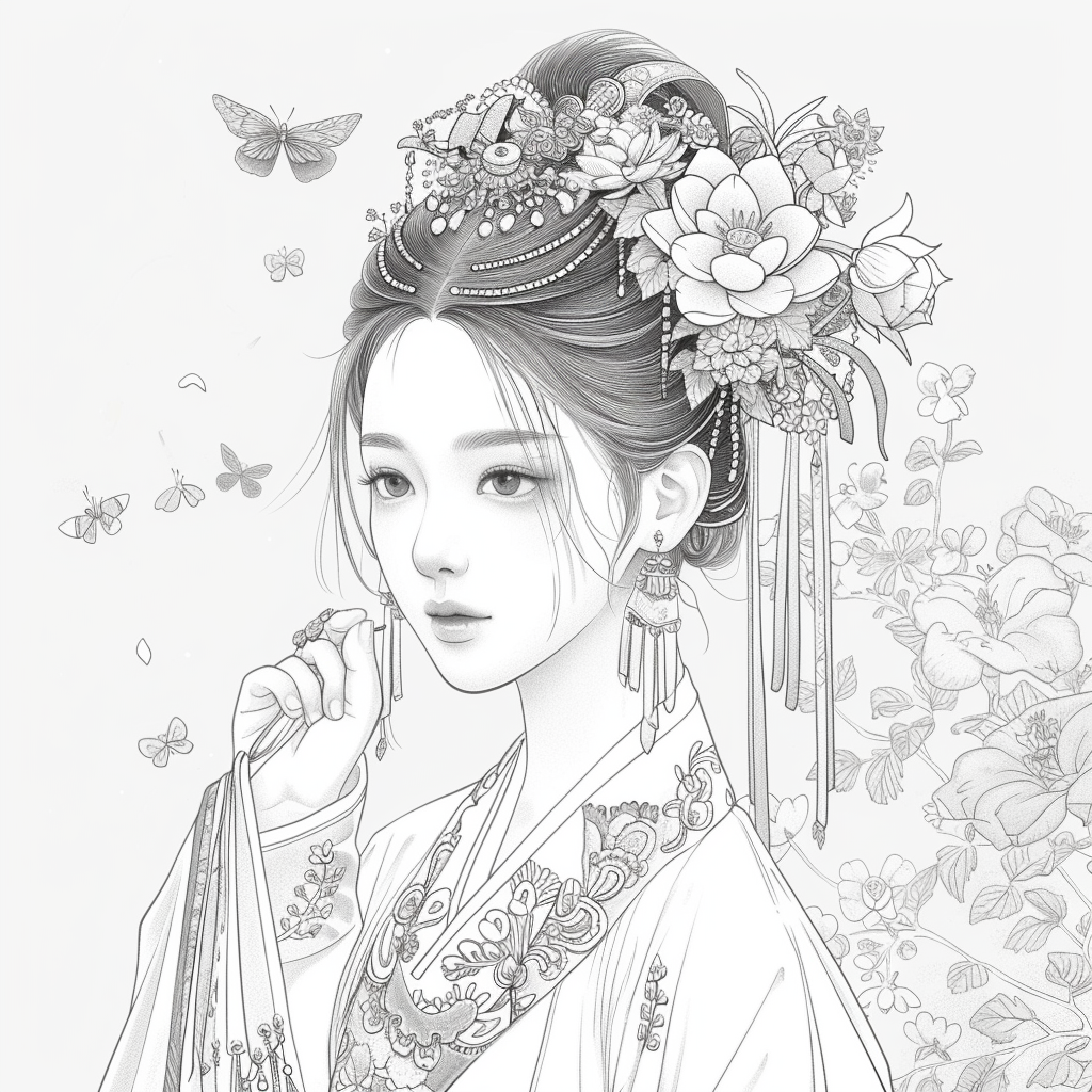 Blossom-Crowned Grace