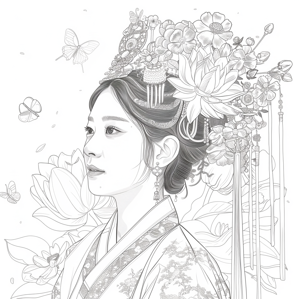 Blossom-Crowned Grace