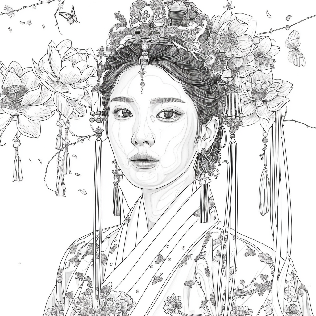 Blossom-Crowned Grace