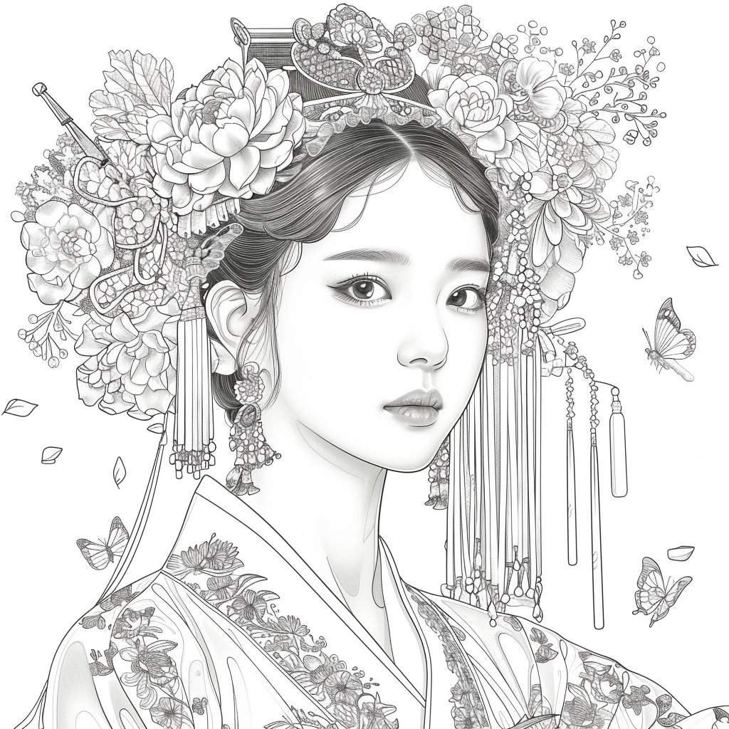 Blossom-Crowned Grace
