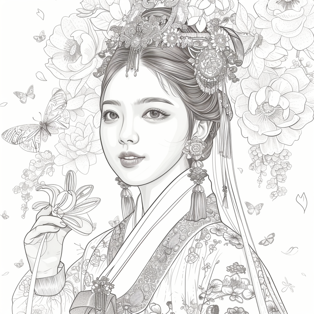 Blossom-Crowned Grace
