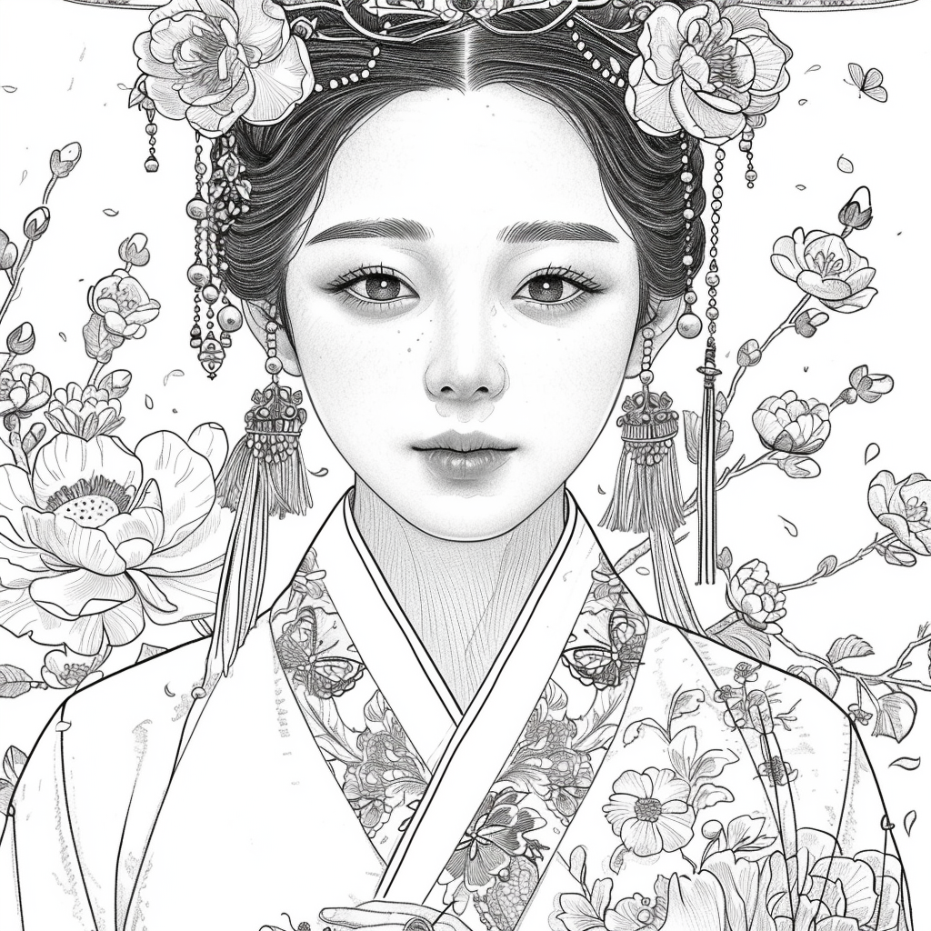 Blossom-Crowned Grace