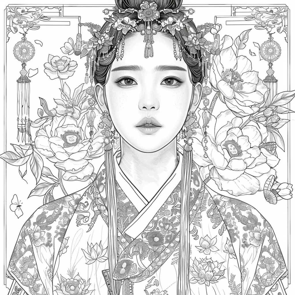 Blossom-Crowned Grace