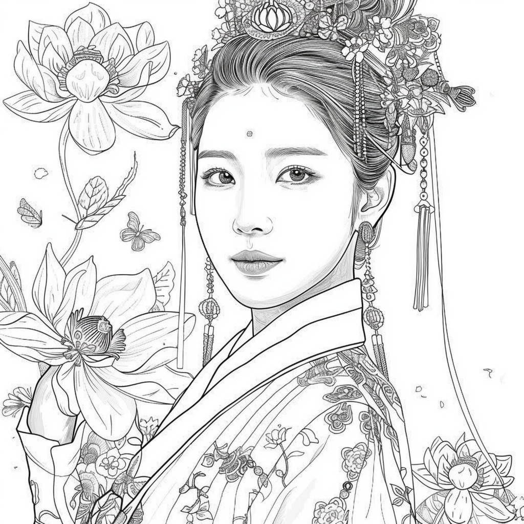 Blossom-Crowned Grace
