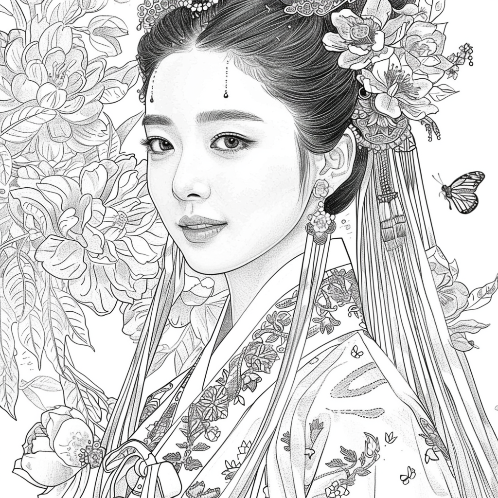Blossom-Crowned Grace