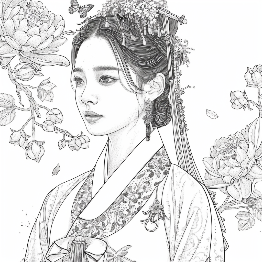 Blossom-Crowned Grace