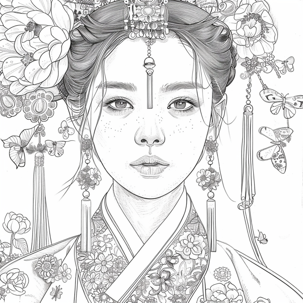 Blossom-Crowned Grace
