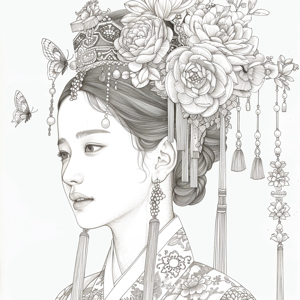 Blossom-Crowned Grace
