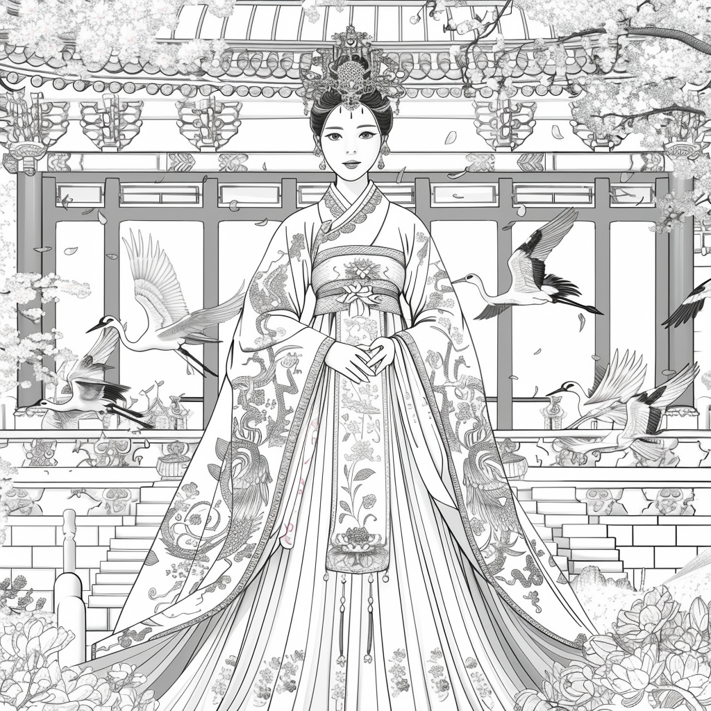 Majestic Radiance: The Royal Bride of Blossoms