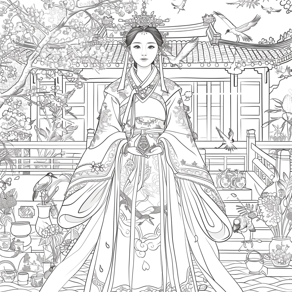 Majestic Radiance: The Royal Bride of Blossoms