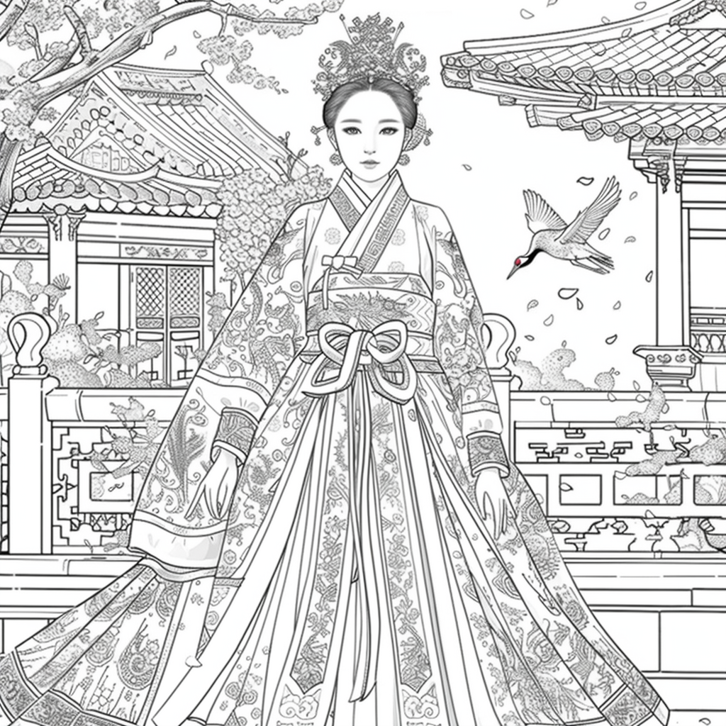 Majestic Radiance: The Royal Bride of Blossoms