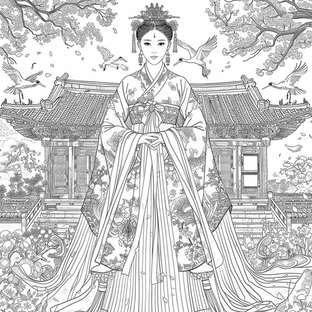 Majestic Radiance: The Royal Bride of Blossoms