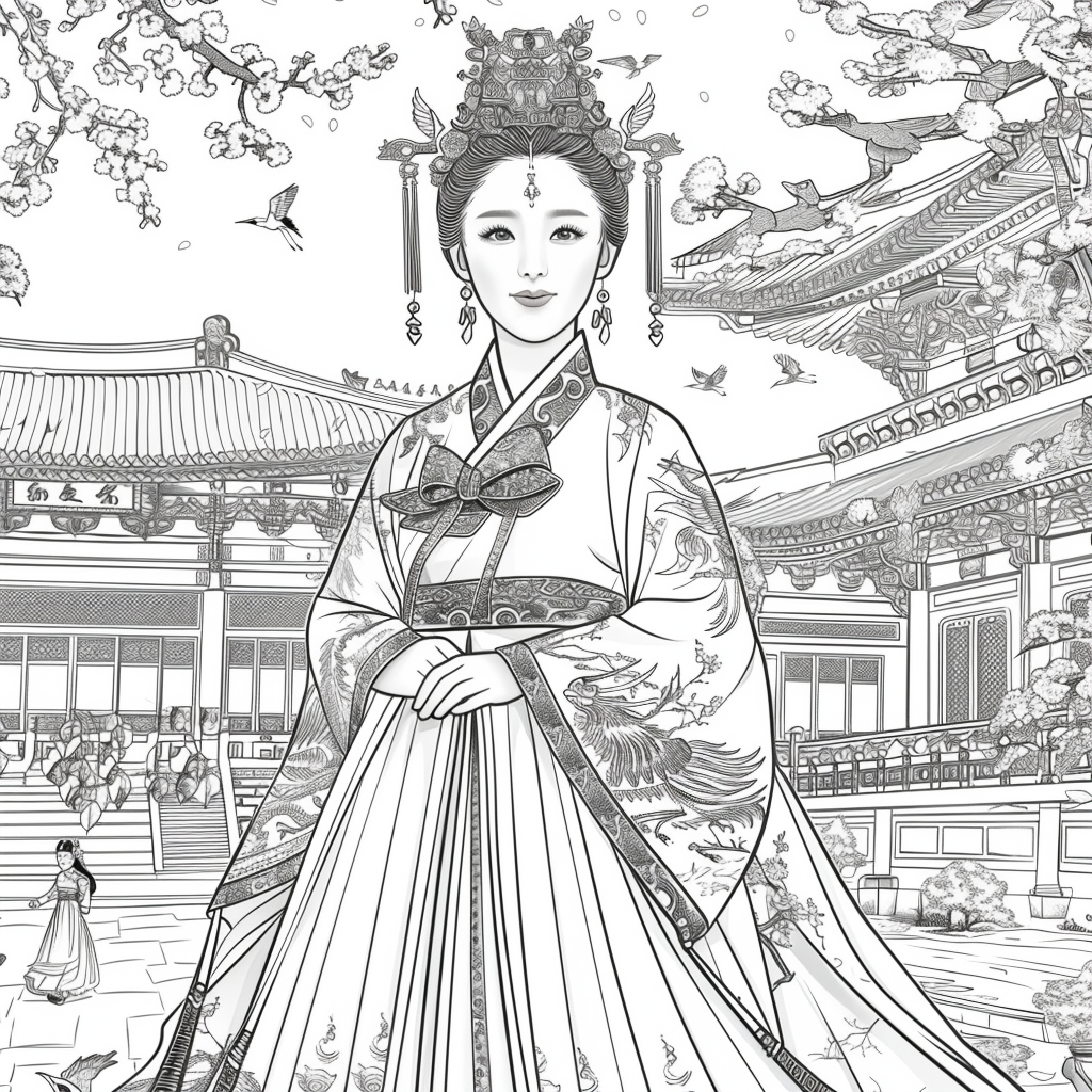 Majestic Radiance: The Royal Bride of Blossoms