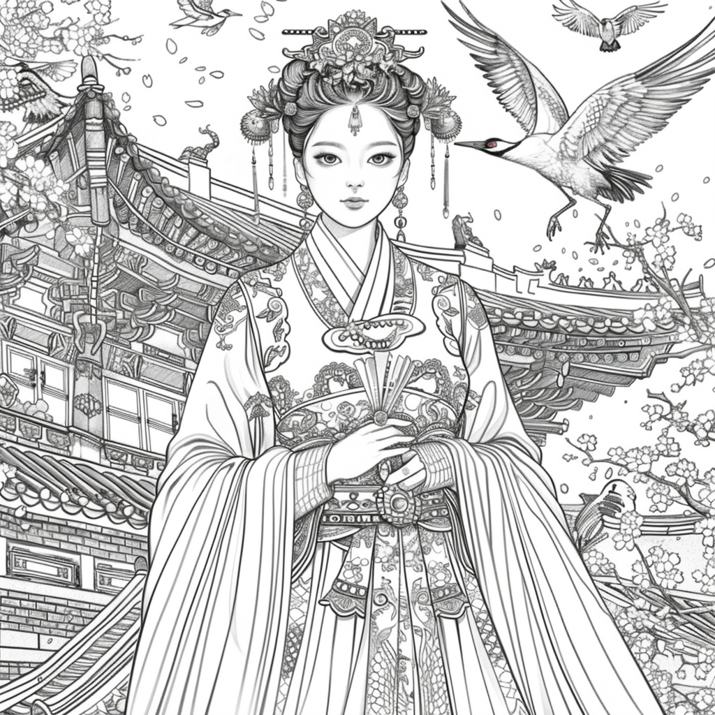Majestic Radiance: The Royal Bride of Blossoms