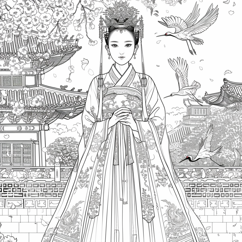 Majestic Radiance: The Royal Bride of Blossoms