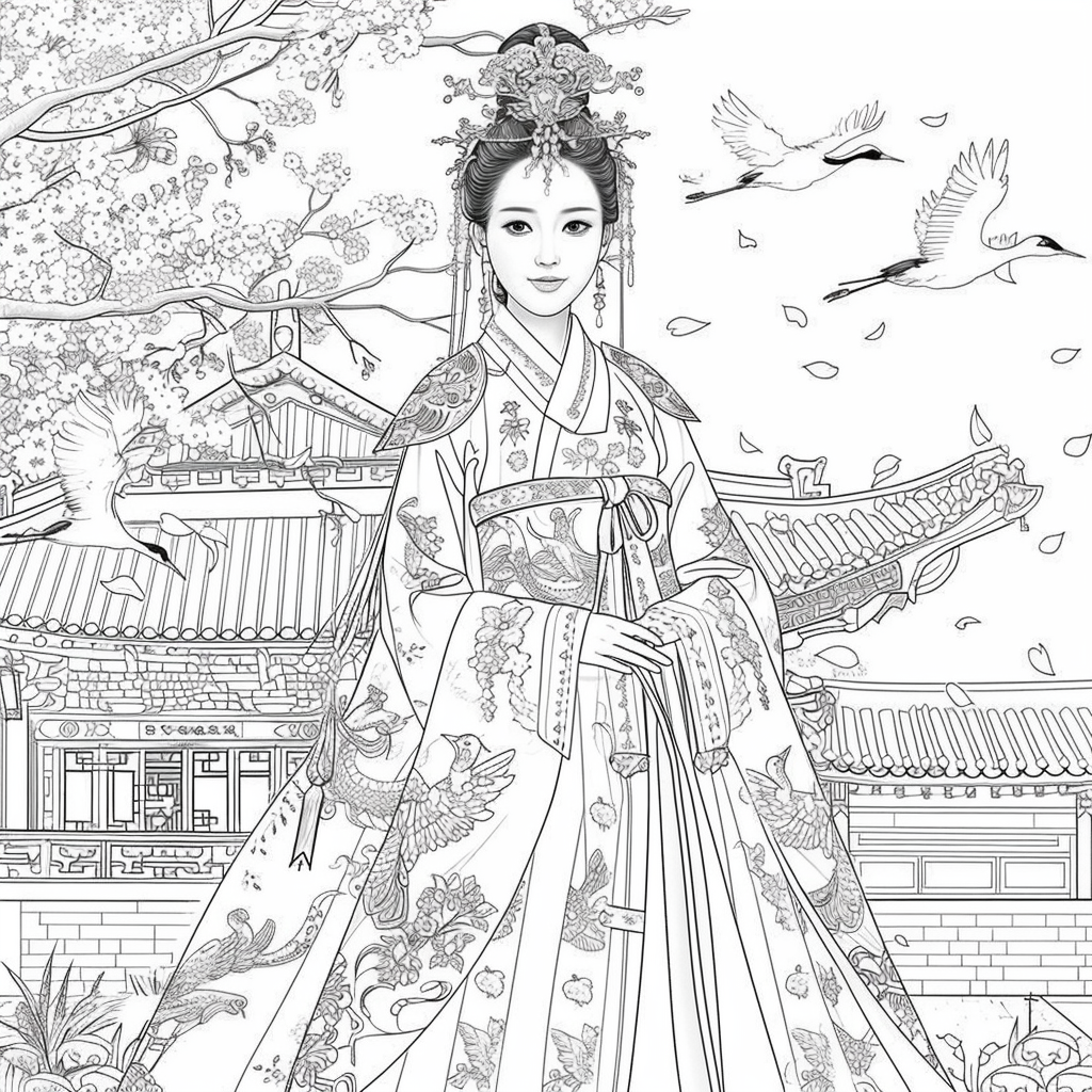 Majestic Radiance: The Royal Bride of Blossoms