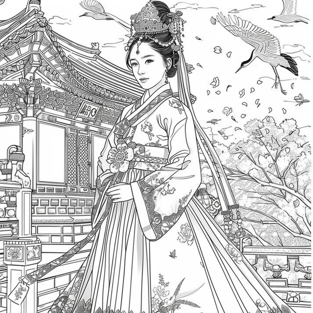 Majestic Radiance: The Royal Bride of Blossoms