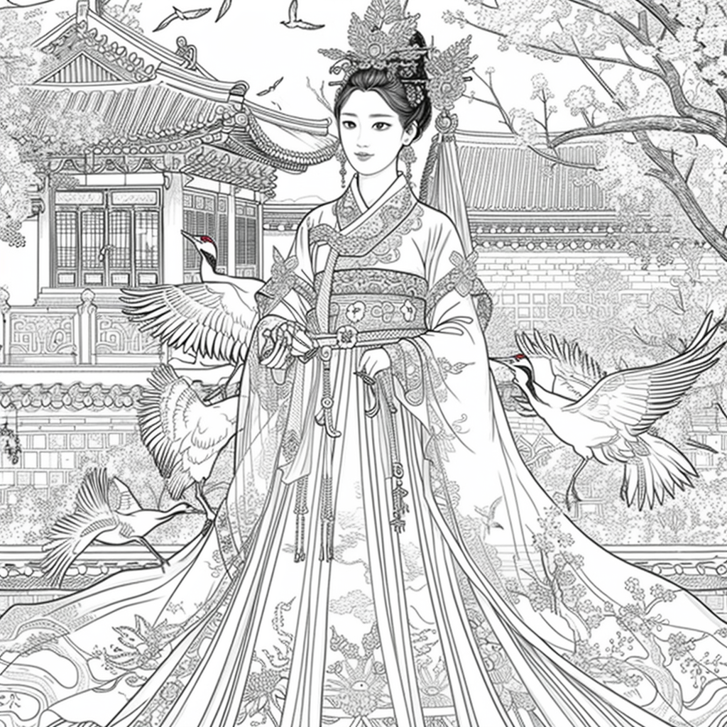 Majestic Radiance: The Royal Bride of Blossoms