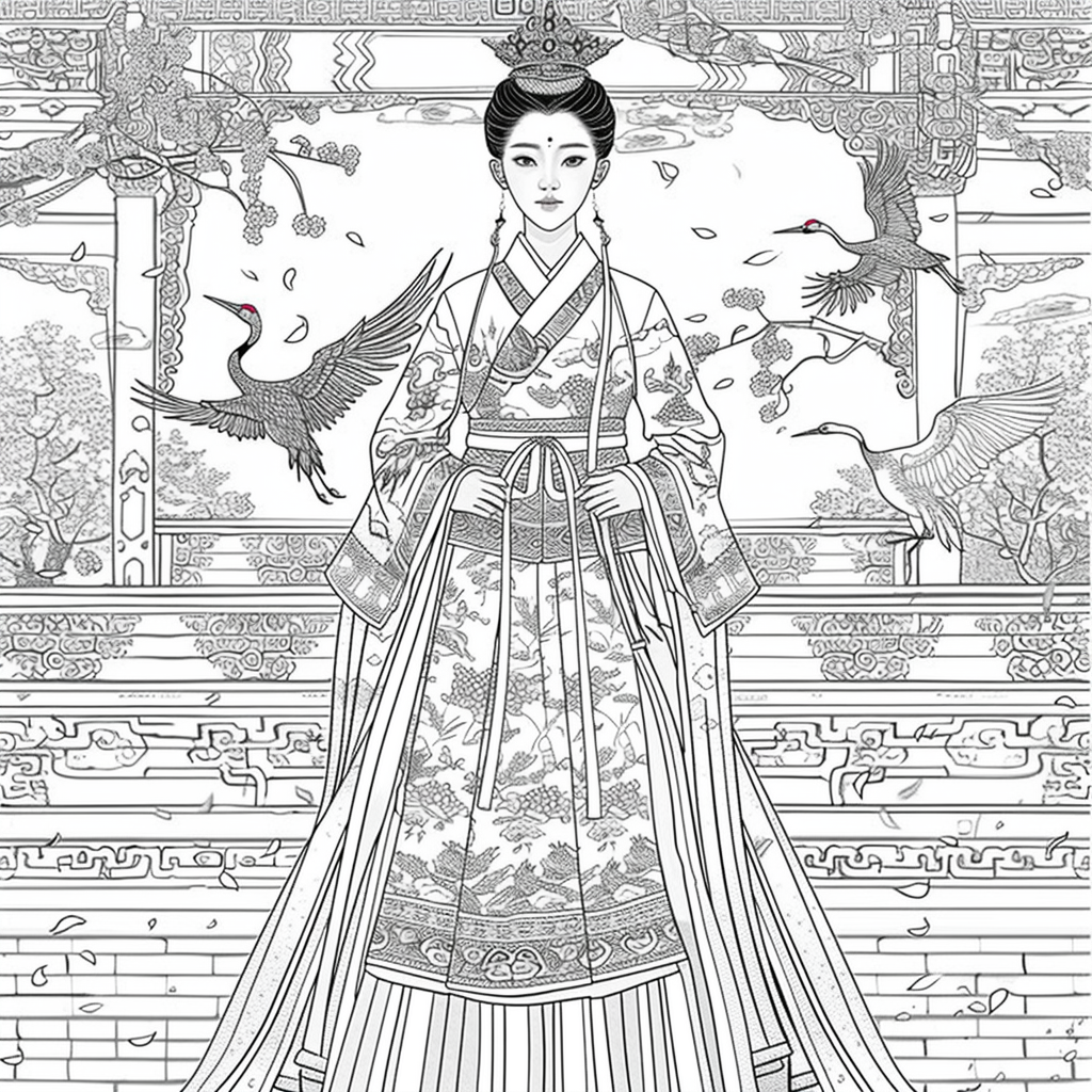 Majestic Radiance: The Royal Bride of Blossoms