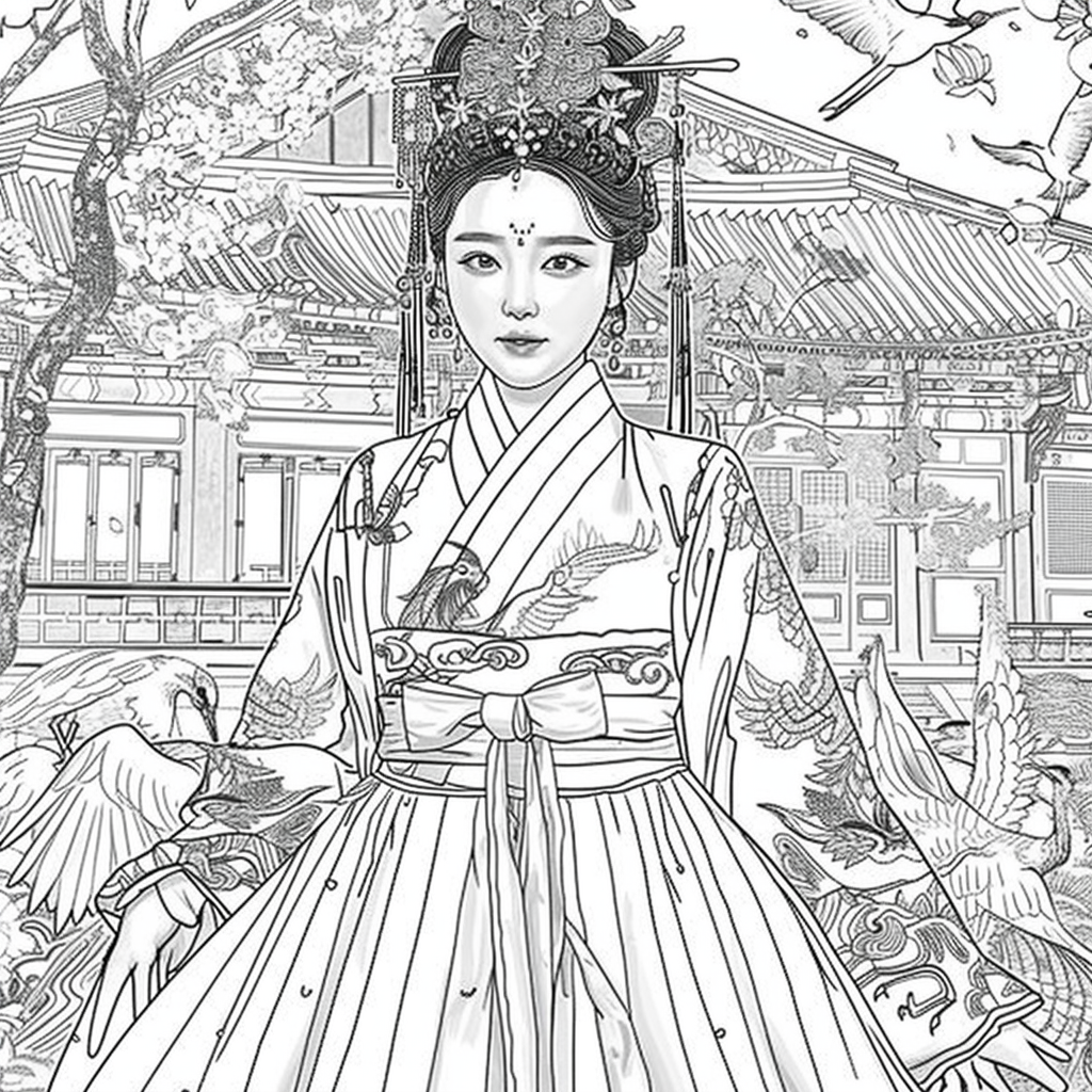 Majestic Radiance: The Royal Bride of Blossoms