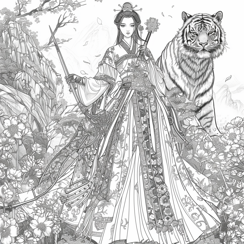 The Tiger Princess of Blossoming Courage