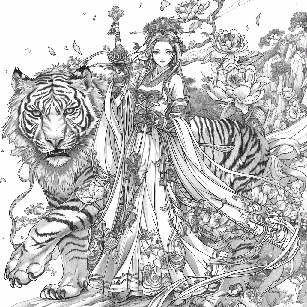 The Tiger Princess of Blossoming Courage