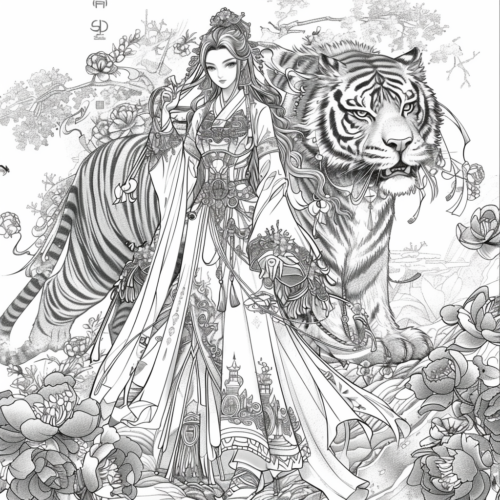 The Tiger Princess of Blossoming Courage