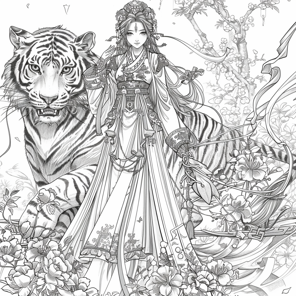 The Tiger Princess of Blossoming Courage
