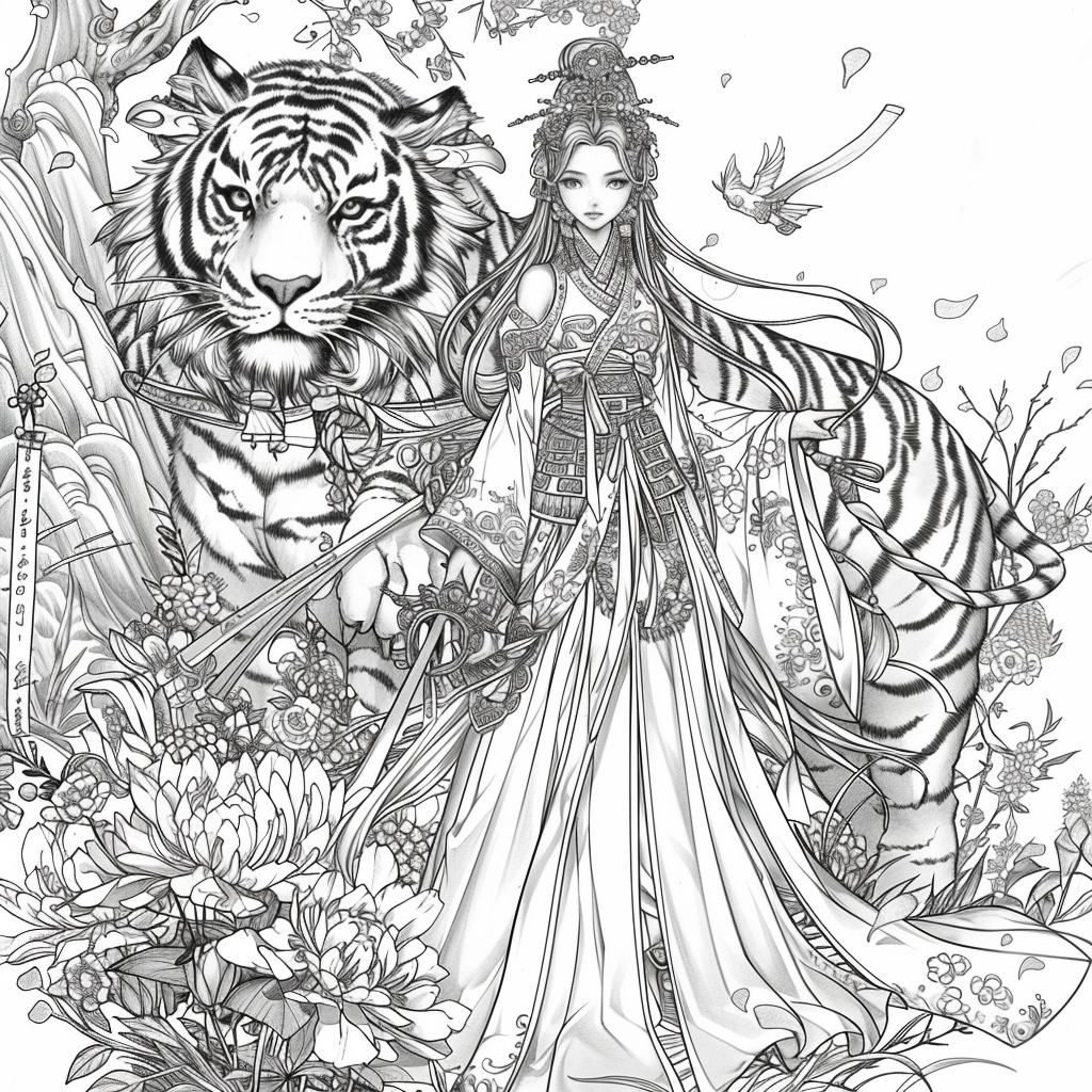 The Tiger Princess of Blossoming Courage