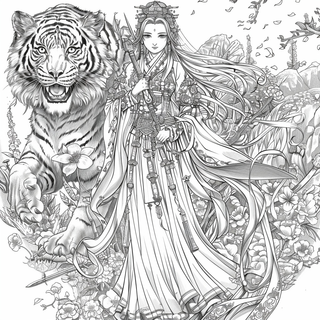 The Tiger Princess of Blossoming Courage