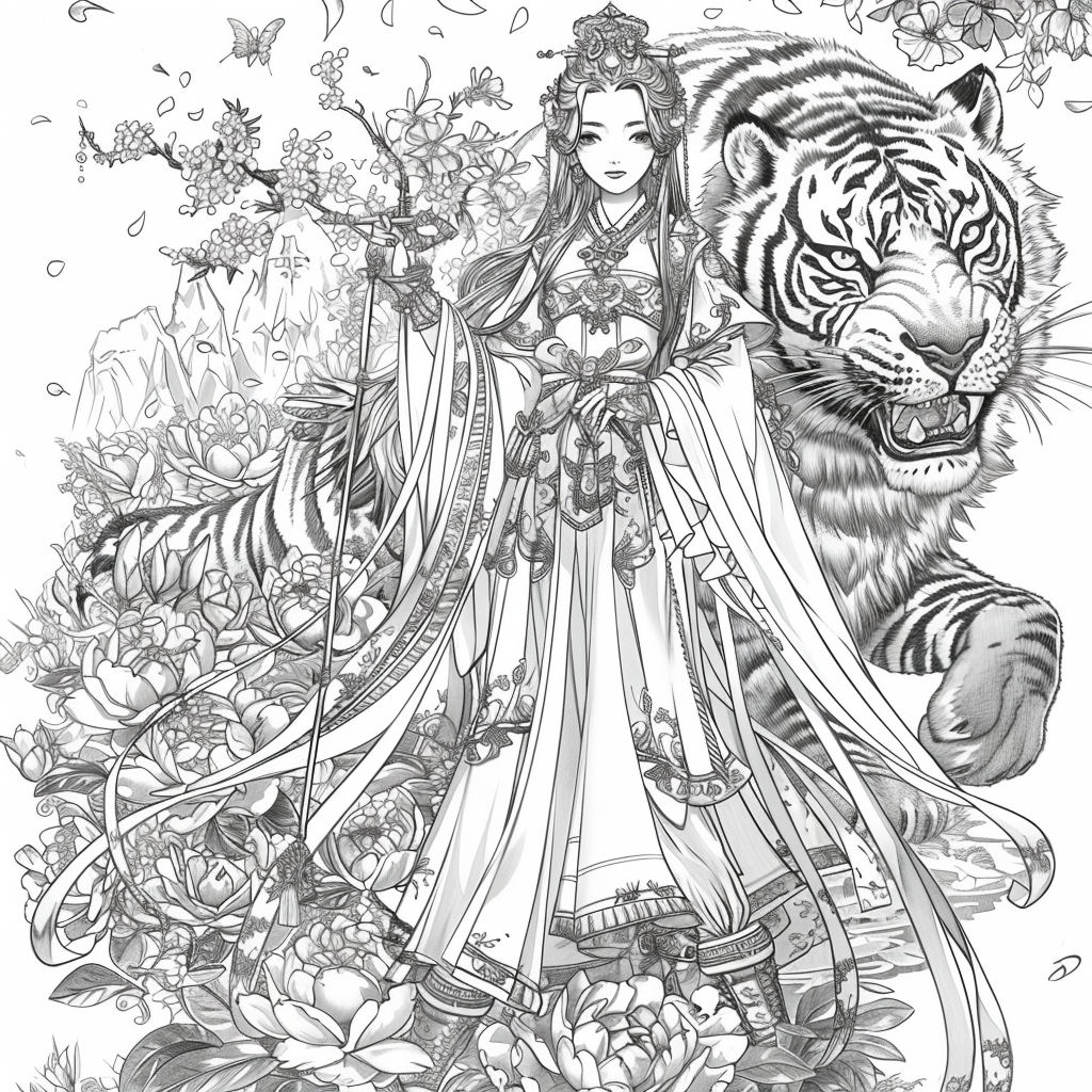 The Tiger Princess of Blossoming Courage