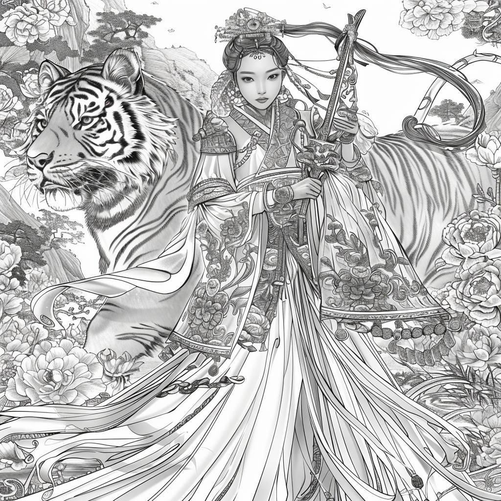 The Tiger Princess of Blossoming Courage