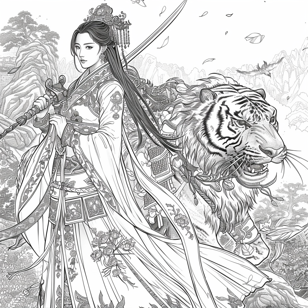 The Tiger Princess of Blossoming Courage
