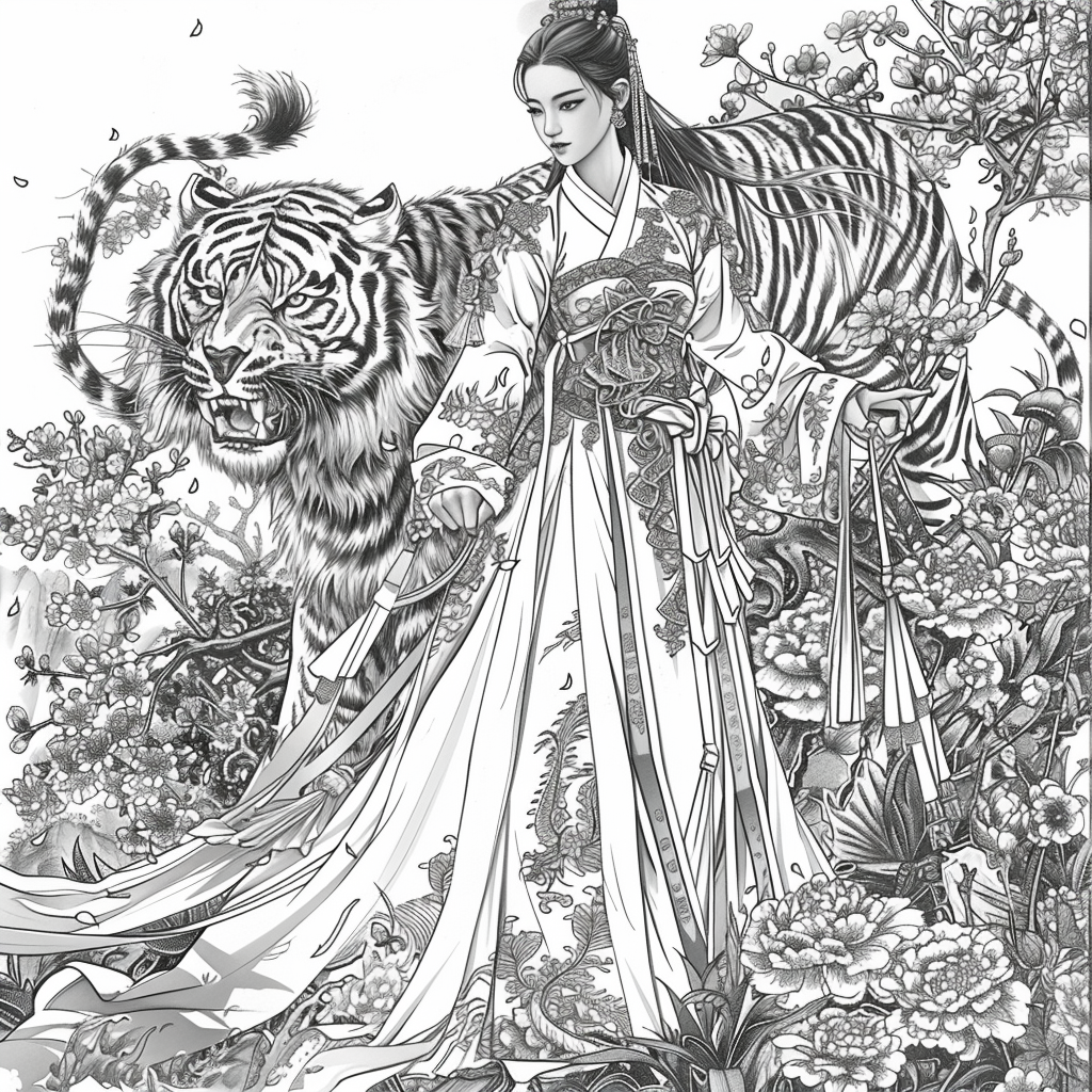 The Tiger Princess of Blossoming Courage
