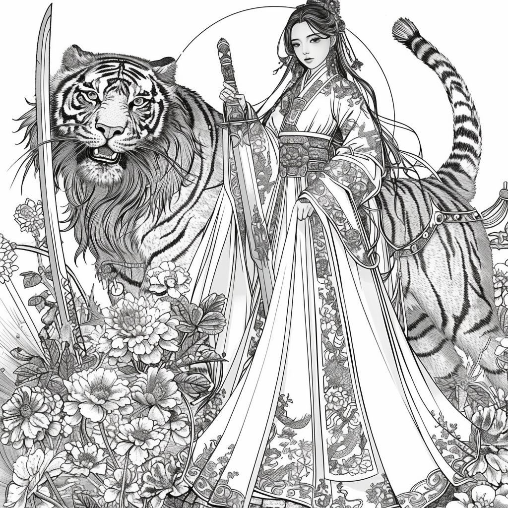The Tiger Princess of Blossoming Courage