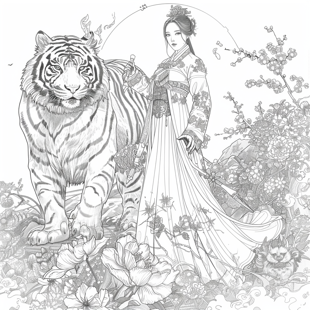 The Tiger Princess of Blossoming Courage