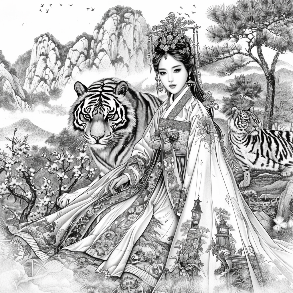 Empress of Strength: The Queen and Her Tiger