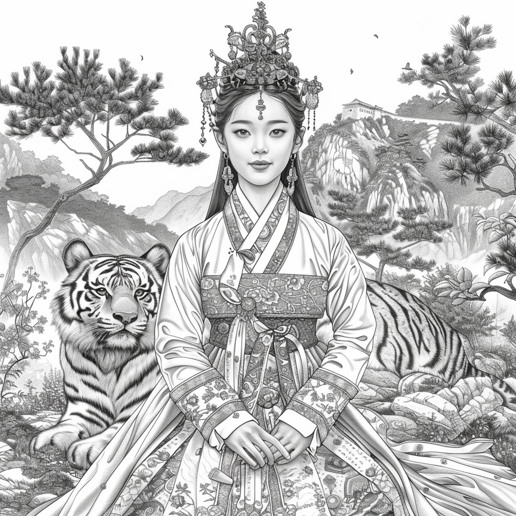 Empress of Strength: The Queen and Her Tiger